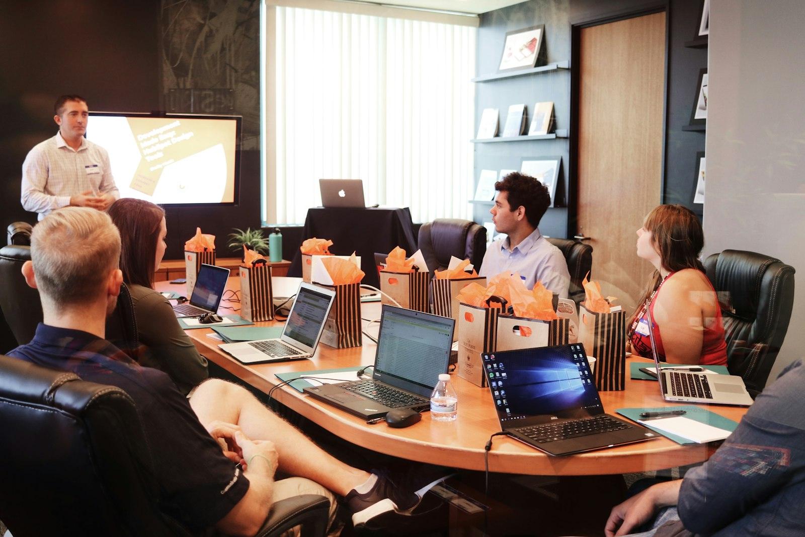 People in a meeting room